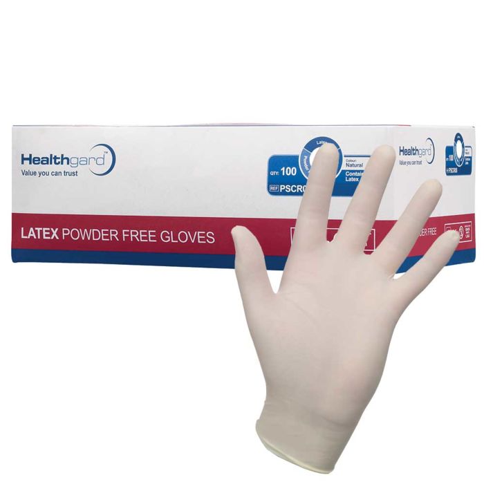  Healthgard Jednorazové rukavice latex, L 100ks