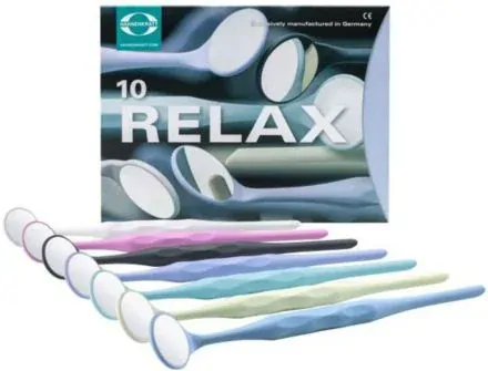 Relax Rhodium zrkadielka č. 4 (22 mm) mix farieb